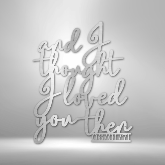 Ever Growing Love Steel Sign Laser Cut Powder Coated Home & Office Metal Wall De